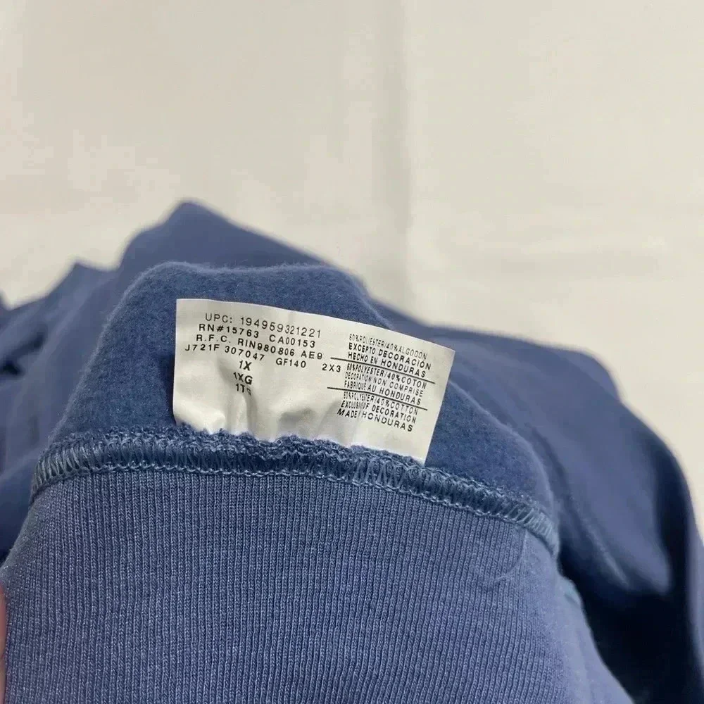 Champion Seven Seas Blue Women's Plus Size Hoodie Sweater Plus size 1X New